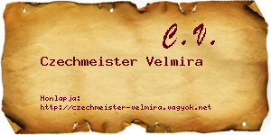 Czechmeister Velmira névjegykártya
